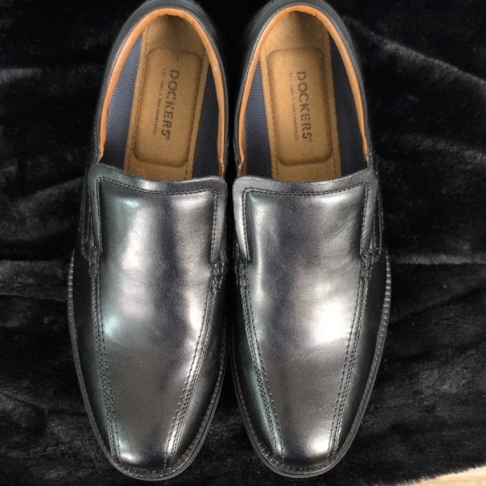 Dockers‎ Men's Black Slip-On Loafers